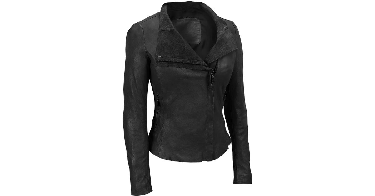 cigno nero black leather jacket