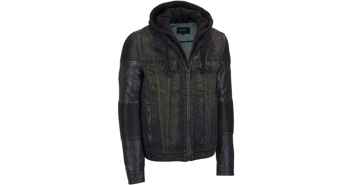 black rivet denim jacket