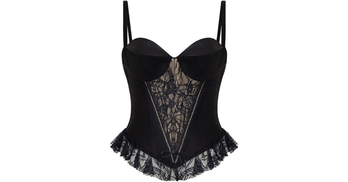 Thedara Lace Tie Corset main image 1