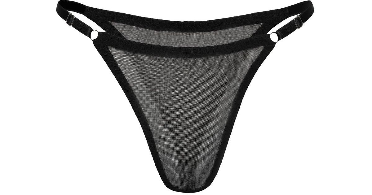 Daily Underwear Adjustable String Panties Base in Gray | Lyst