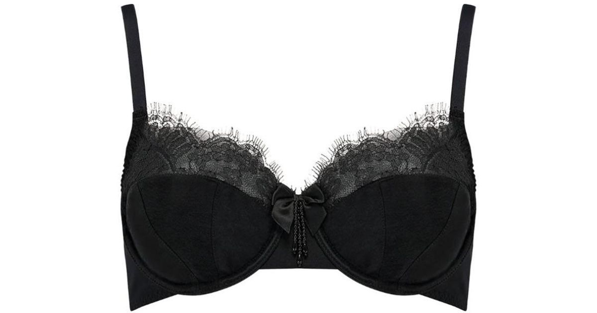 Gasque Scarlett Gasque Dorothy Bra in Black | Lyst