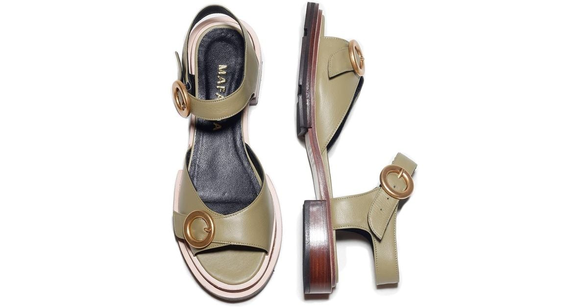 Mafalda Karina Flat Sandals in Blue | Lyst UK