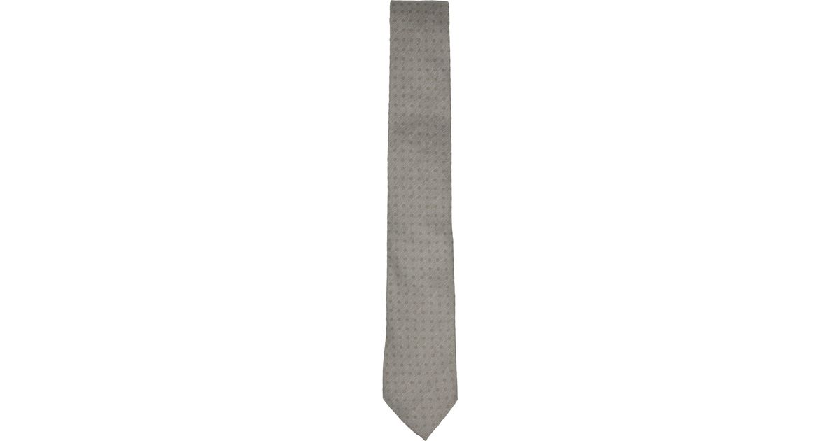 lords of harlech Neutrals / Polka Sand Tie in Grey for Men | Lyst UK