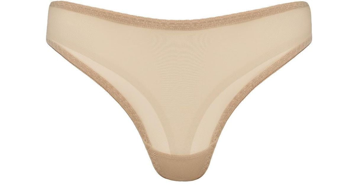 Daily Underwear Neutrals String Panties Base Nude in Natural | Lyst