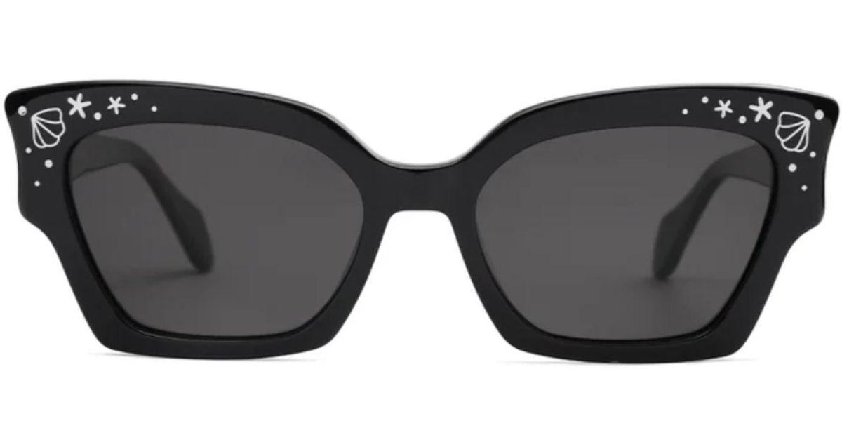 Oceanus Melody Sunglasses in Black | Lyst