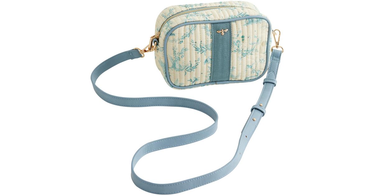 Fable England Fable Toile De Jouy Vintage Camera Bag in Blue Lyst