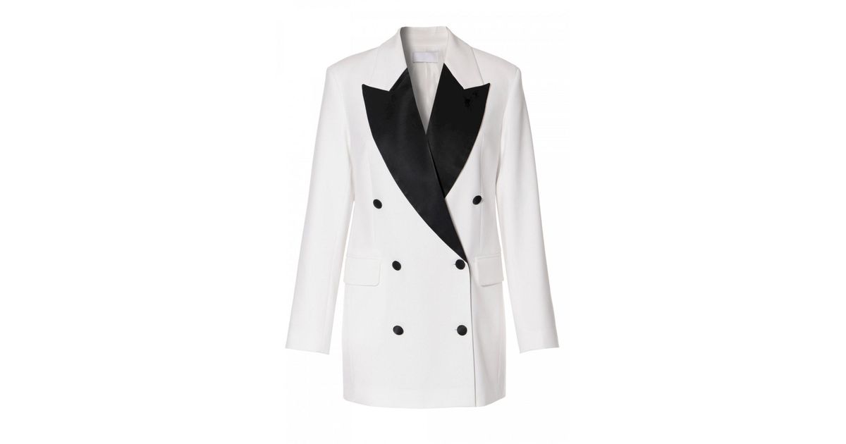 Aggi AGGI by HALEWSKI Morgana And Bridal Blazer Dress in White | Lyst UK