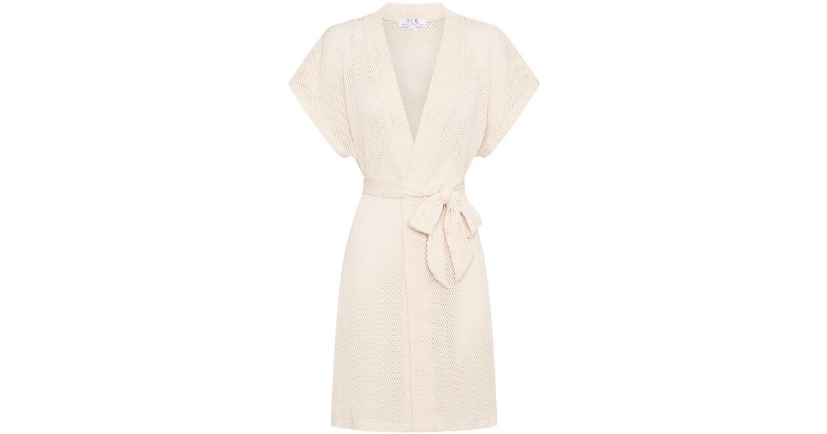 ARMS OF EVE Neutrals Venice Robe in White | Lyst UK
