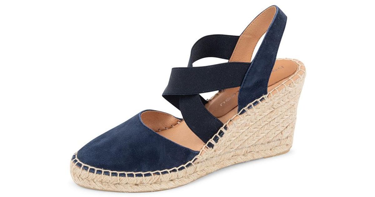 Patricia Green Mila Espadrille With Elastic Straps Navy in Blue | Lyst UK