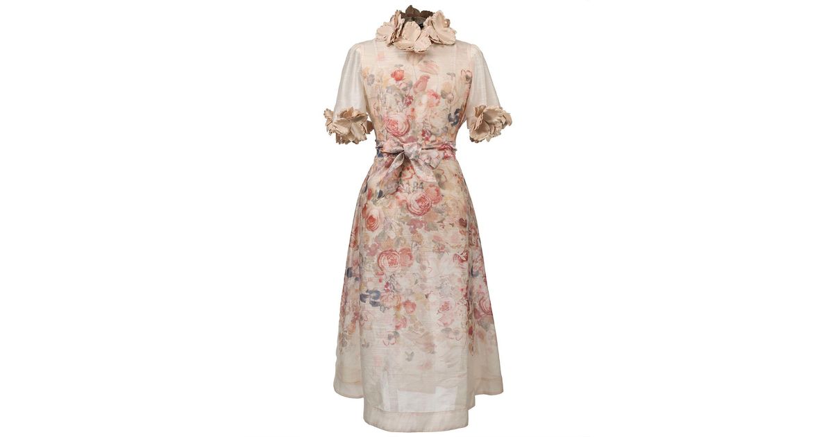 slim fit dress slacks Happy Clothing Hayley Gray Organza Flared Maxi Dress main image 1