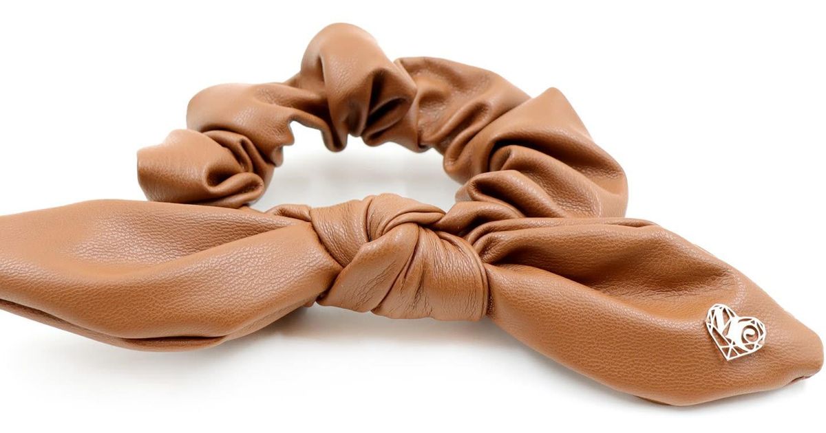 Cicconi Miss Cicconi Liberty Scrunchy in Brown | Lyst