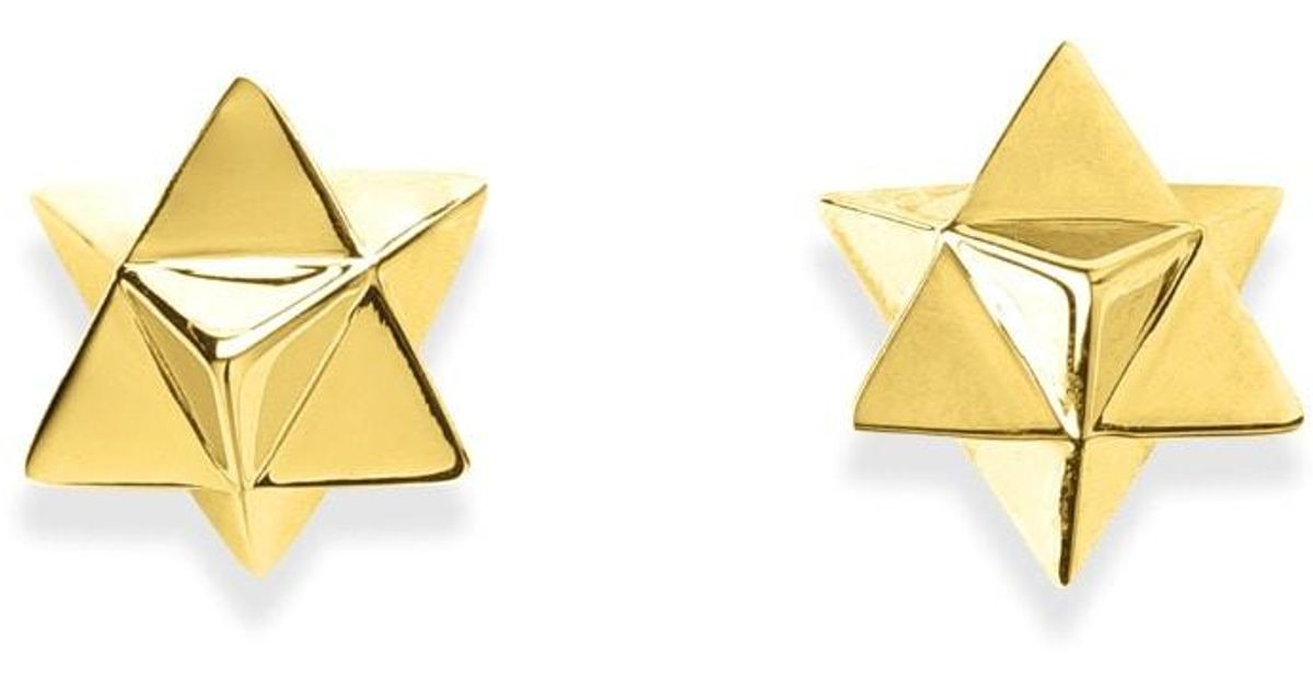 Seven Saints Merkaba Star, Light Body Activation Stud Earrings in ...