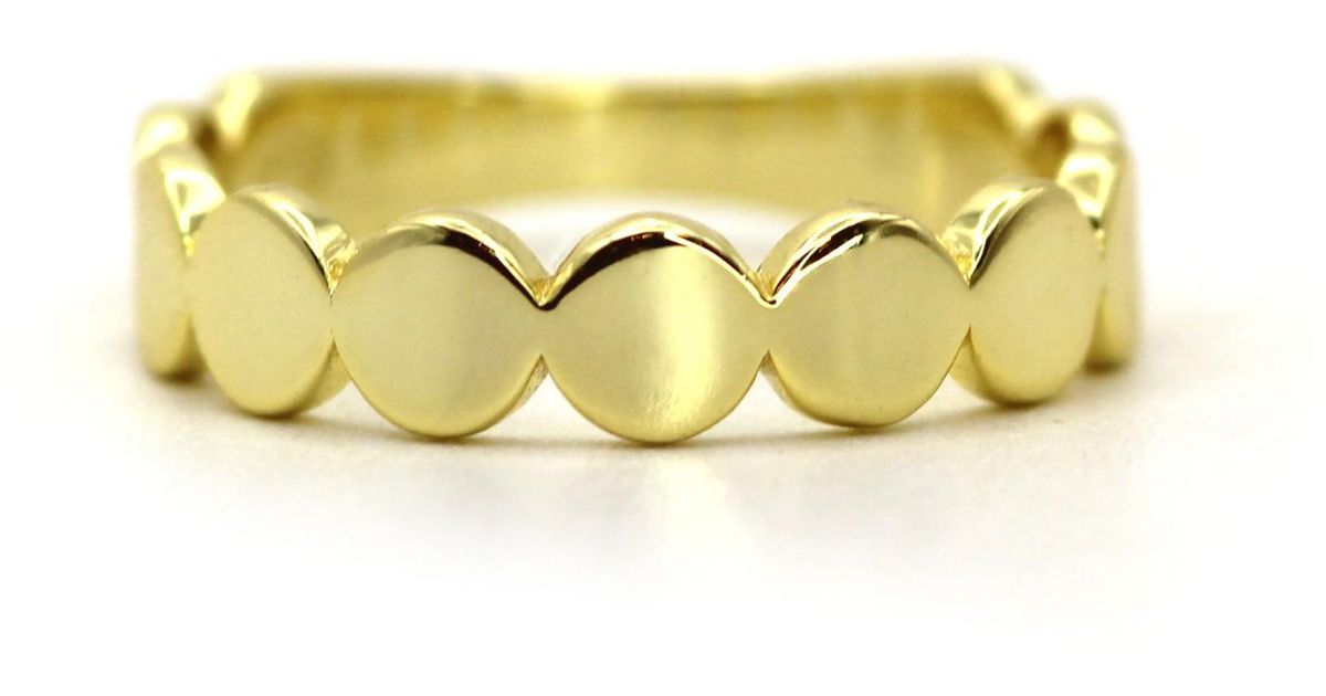Unique Thin Rope Design Yellow Gold Ring, VicStoneNYC Fine Jewelry
