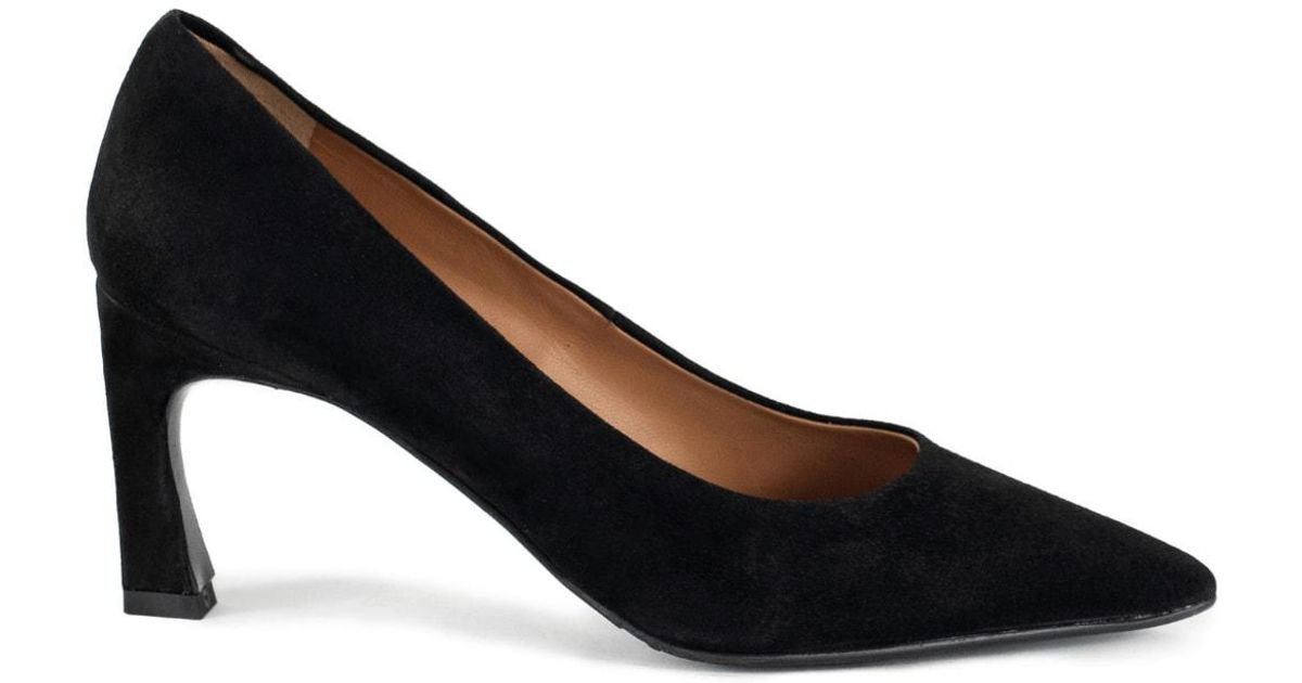 Keith Scarrott Shoes Bacoli Suede Court Shoe in Blue | Lyst UK