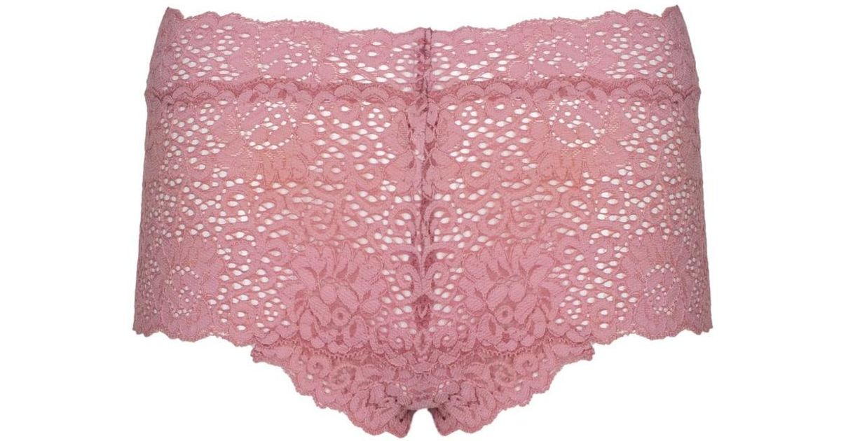 Oh!Zuza Soft Lace French Knickers Antique Rose in Pink Lyst