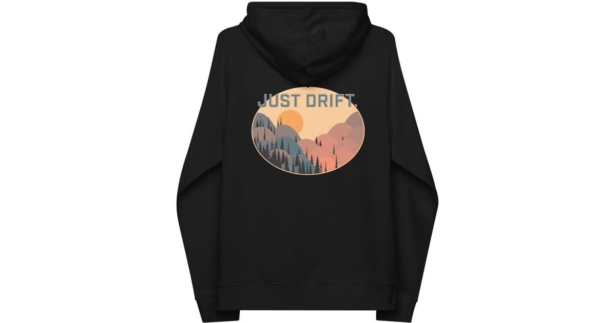 Anchor and Crew Just Drift. Seeker Organic Cotton Raglan Hoodie in