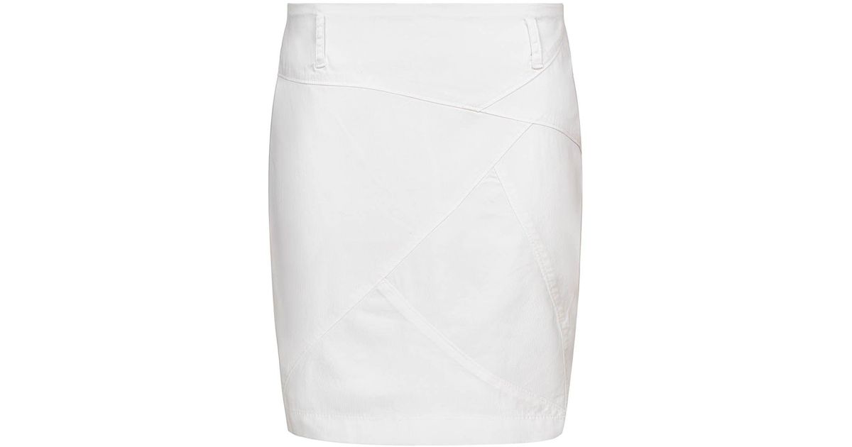 Cotton Gabardine Mix Skirt