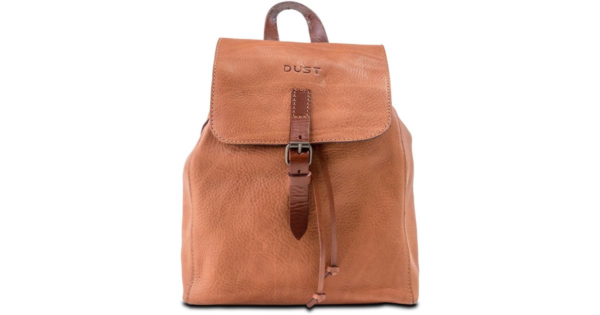 THE DUST COMPANY Backpack In Leather Brown Lyst