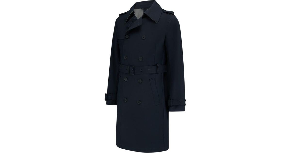 Guards London Beacon Unlined Trench Coat in Blue for Men | Lyst