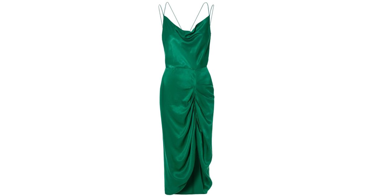 Aggi AGGI by HALEWSKI Ava Emerald Dress in Green | Lyst