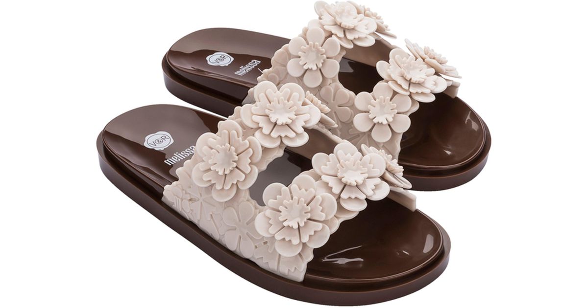 Melissa Viktor & Rolf Blossom Wide Ivory in Natural Lyst Australia Melissa Viktor & Rolf Blossom Wide Ivory in Natural Lyst Australia