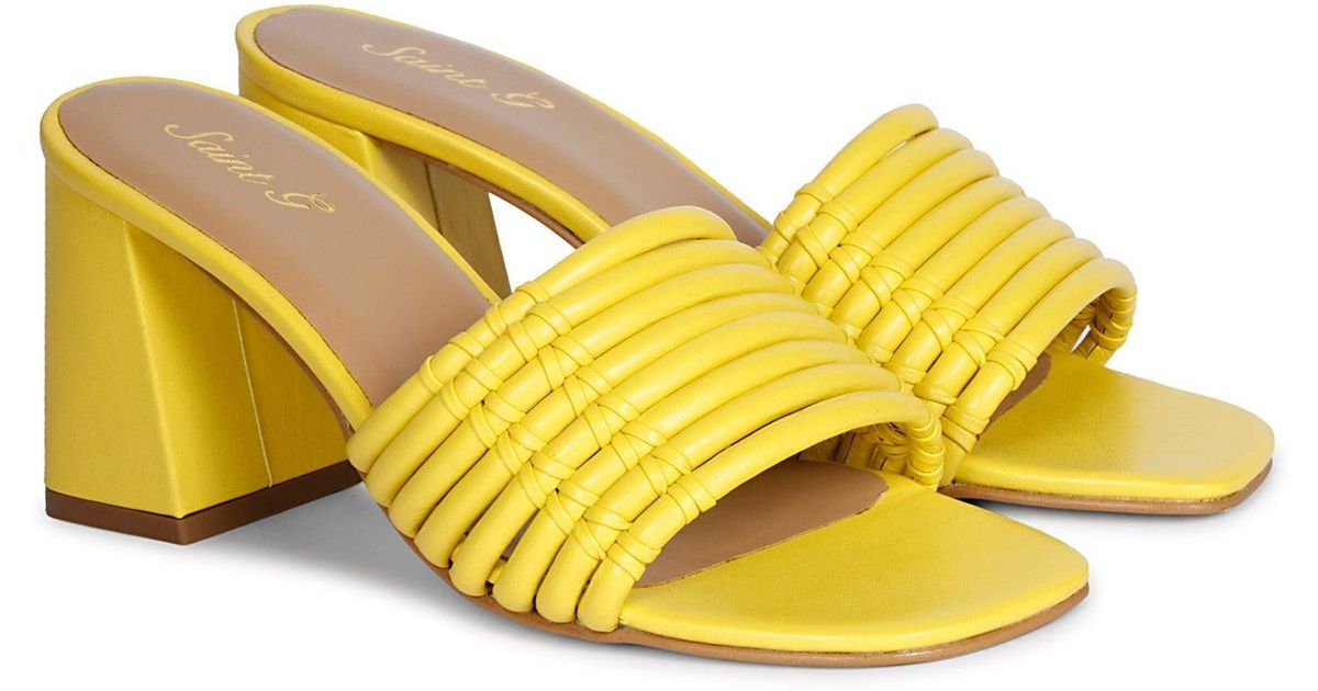 Saint G. Bethany Yellow Sandals Lyst