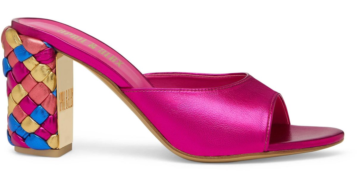 April & Alex Augusta Rose Mule in Pink | Lyst UK