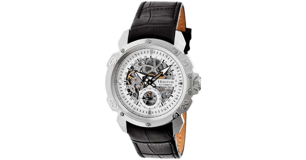 Heritor skeleton watch hot sale