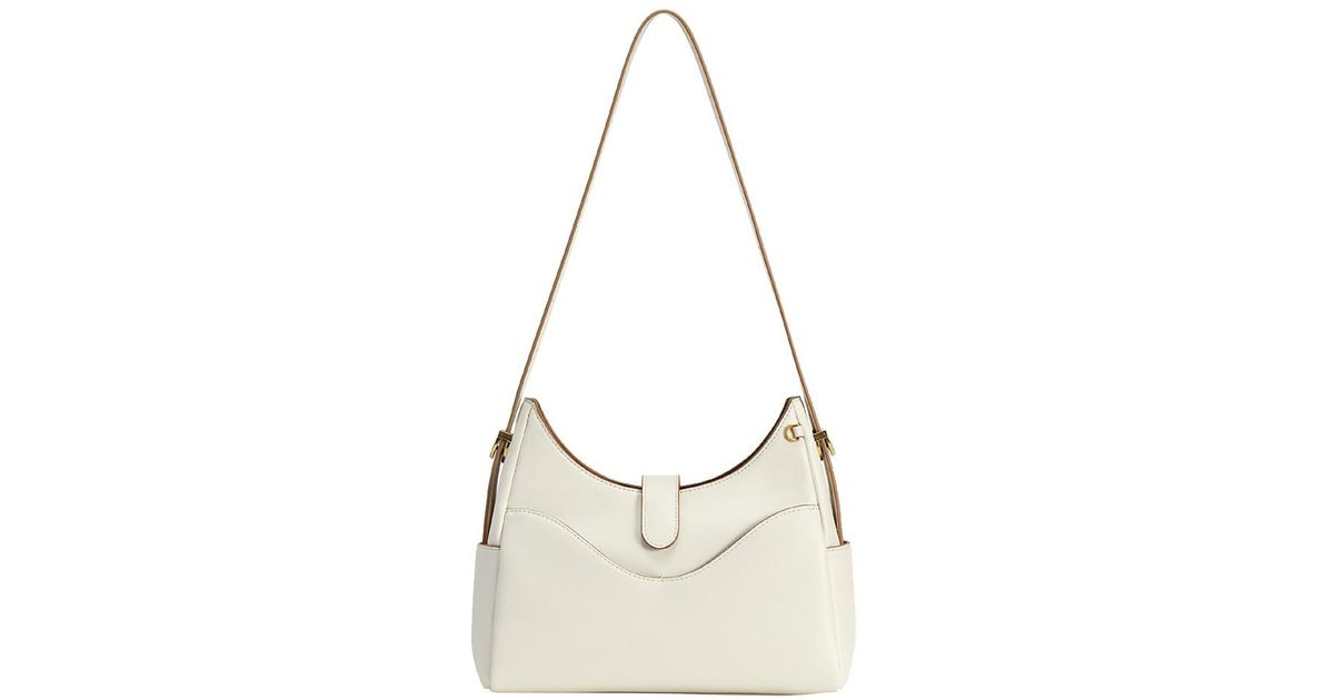 OLEADA Mini Reverie Hobo Bag in White | Lyst
