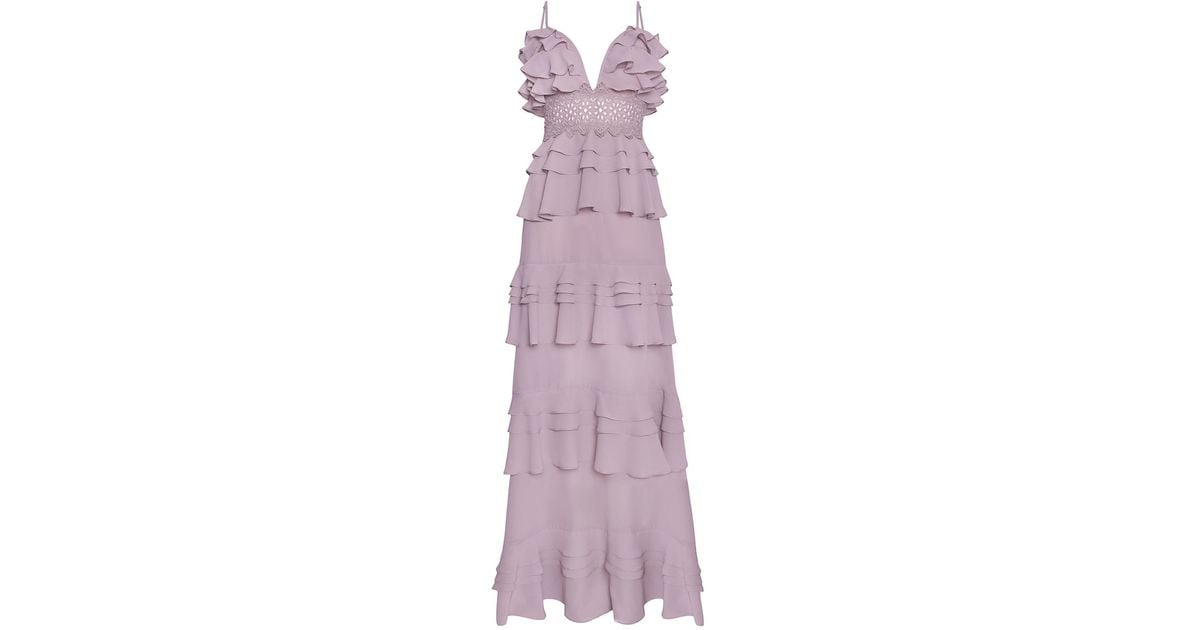 true decadence ruffle gown
