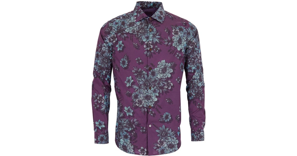 TIM SNAP FLORAL SHIRT - PUMICE main image 1