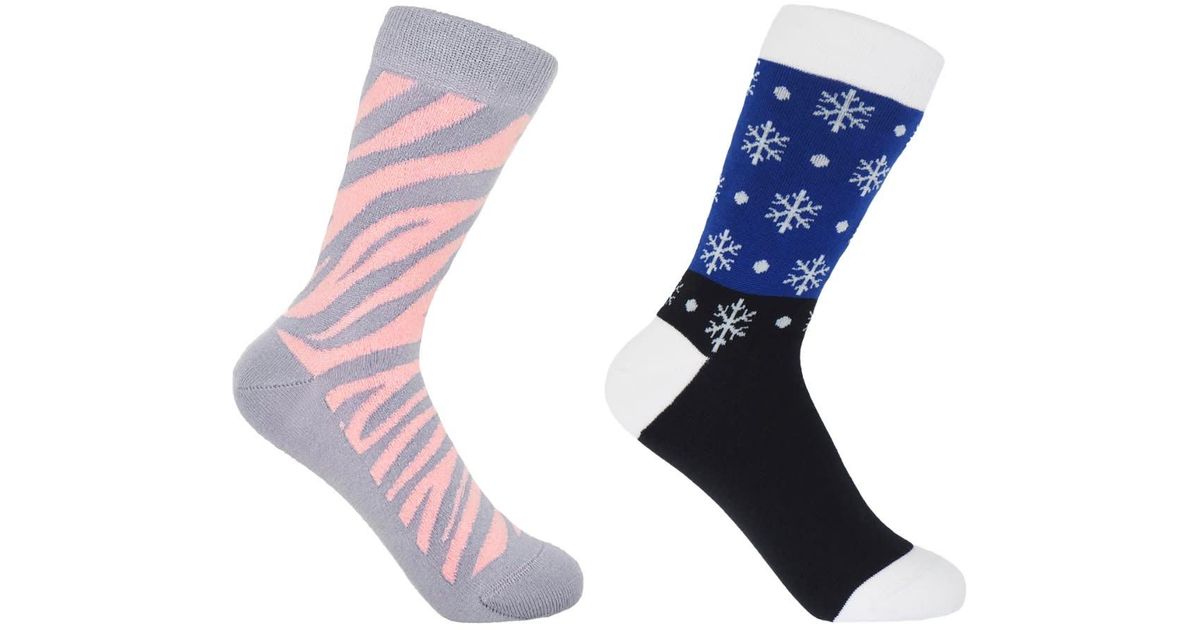 Zebra Snowflake Peper Harow - Made in England Zebra & Snowflake Socks Bundle in Blue | Lyst