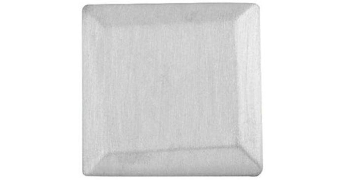 Edge Only Bevelled Square Pin Sterling in White for Men | Lyst