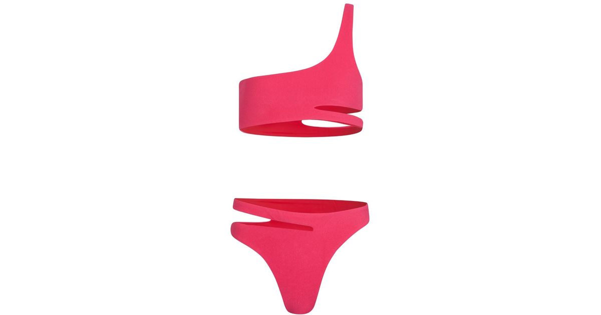 Haus of Mclees Reversible Ace Bikini in Pink | Lyst