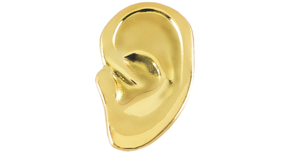 Make Heads Turn En Pin Ear in Metallic Lyst