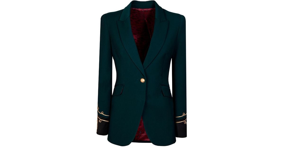 The Extreme Collection Dark Green Blazer Ashton Lyst