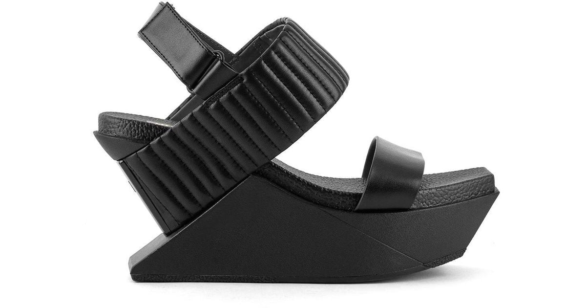 United Nude Delta Wedge Puffier in Black | Lyst UK
