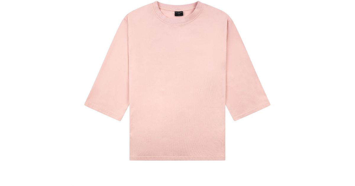 Rave on Trend Oversized Essential Tee in Pink | Lyst UK