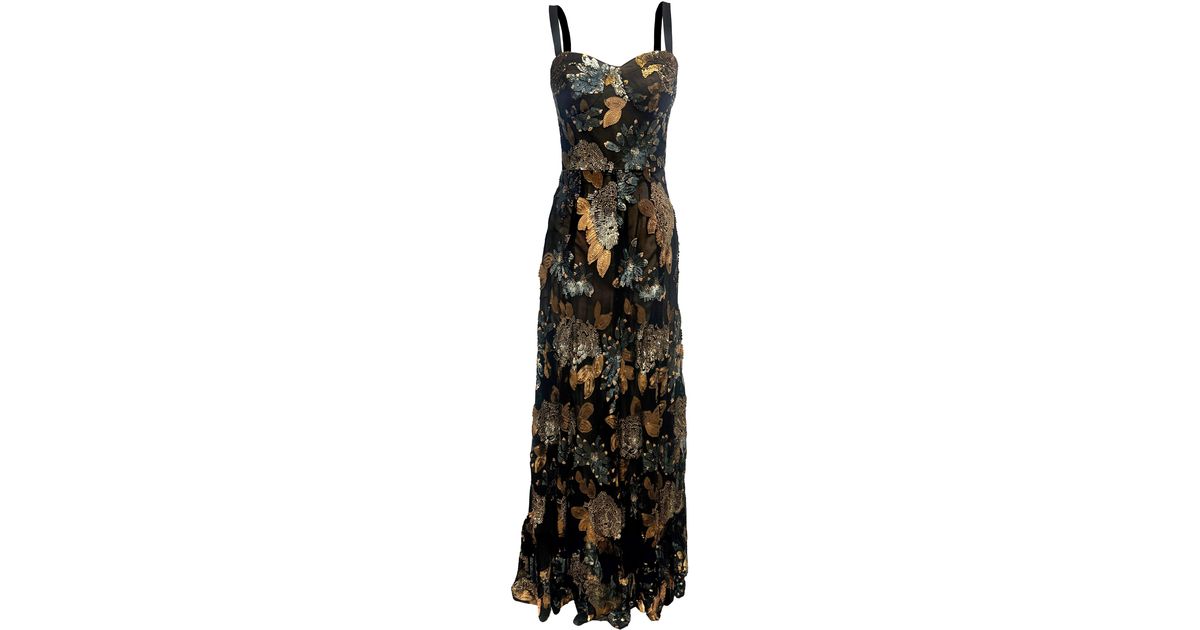 embellished green maxi dress Quaresma Embellished Maxi Dress