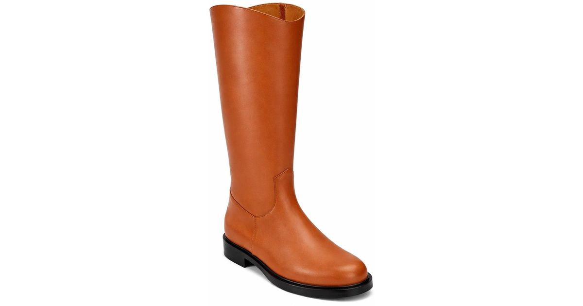New Amendment Bergen Wide Calf Riding Boot in Brown | Lyst