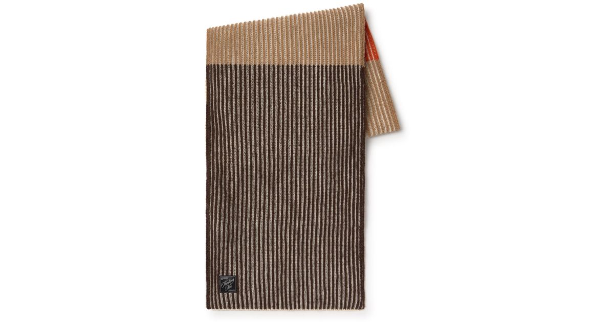 Thinking Mu Wool Ghede Scarf in Brown for Men | Lyst UK