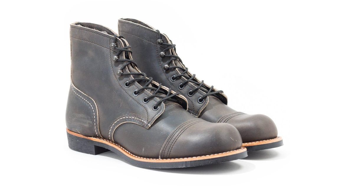 red wing iron ranger 8086 charcoal