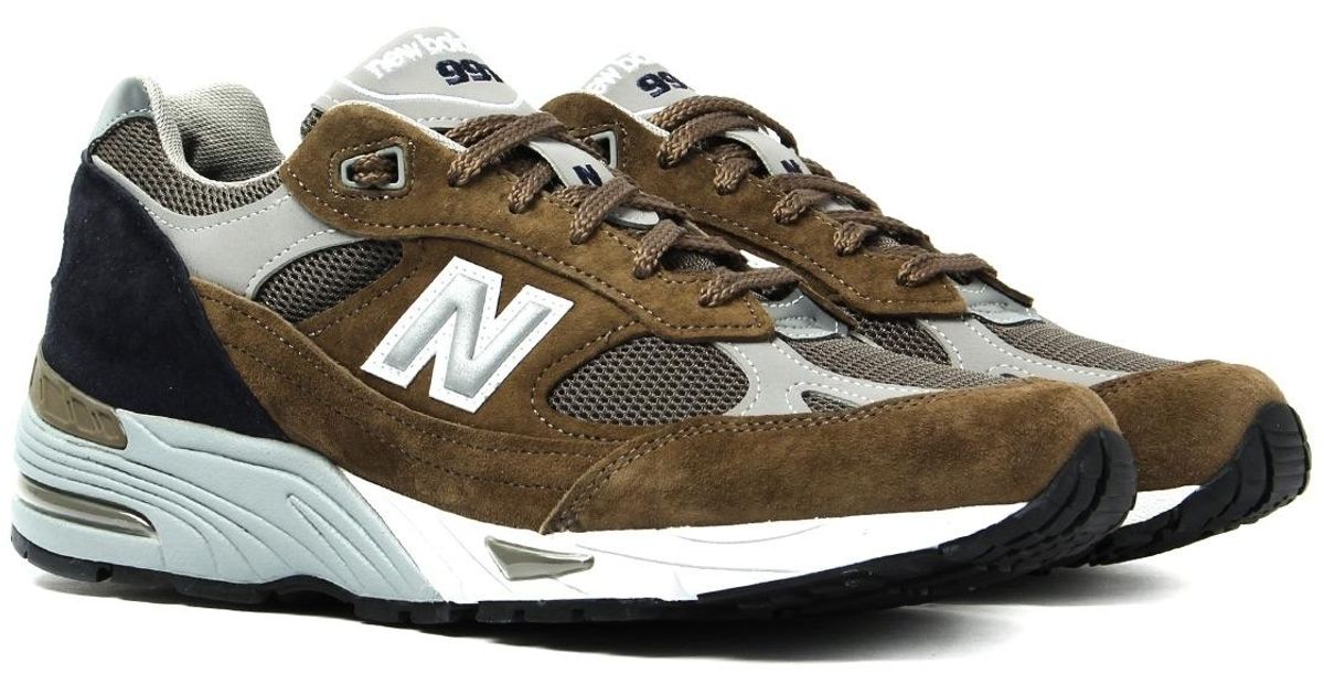 New Balance Suede M991 Cfn Olive \u0026 Navy 