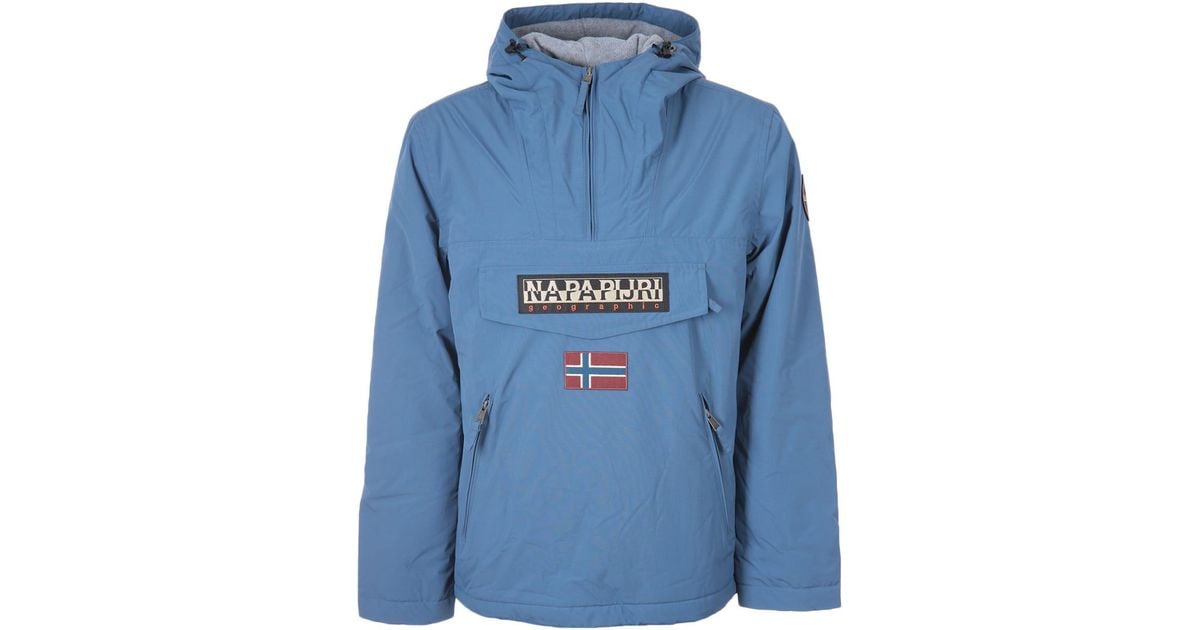 Napapijri Synthetic Rainforest Winter Pocket Anorak Jacket in Blue for Men Lyst UK