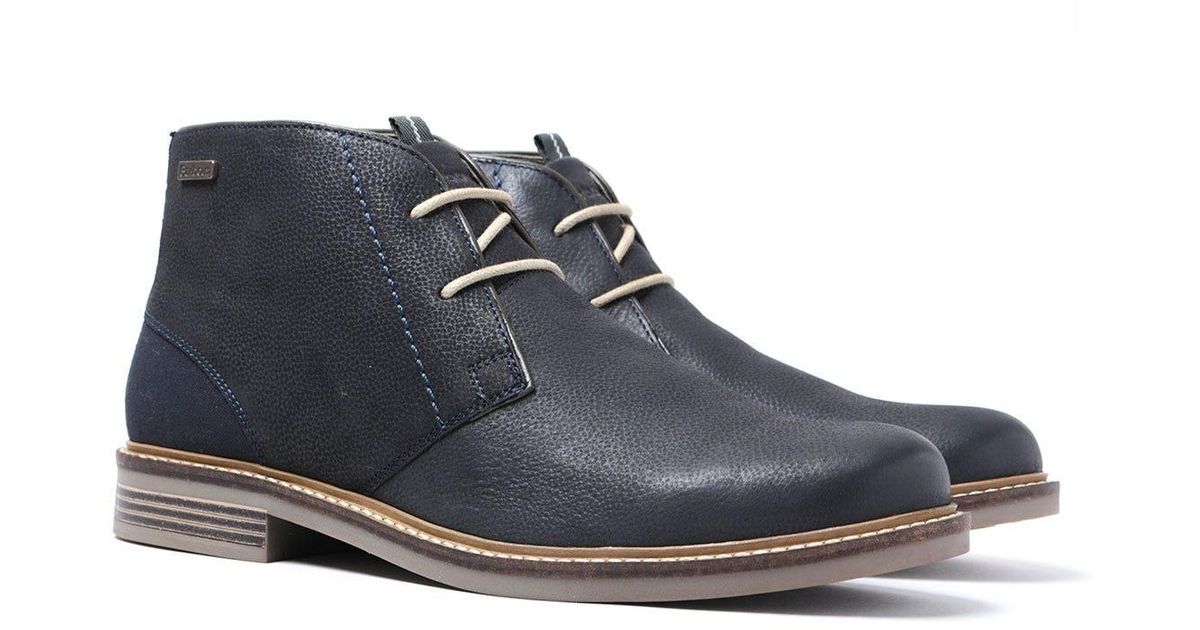 barbour readhead chukka boots navy