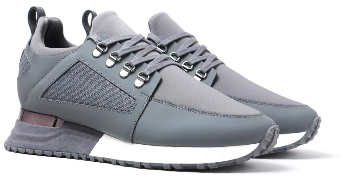 Mallet Leather Hiker 2.0 Charcoal Grey Trainers in Gray for Men Lyst