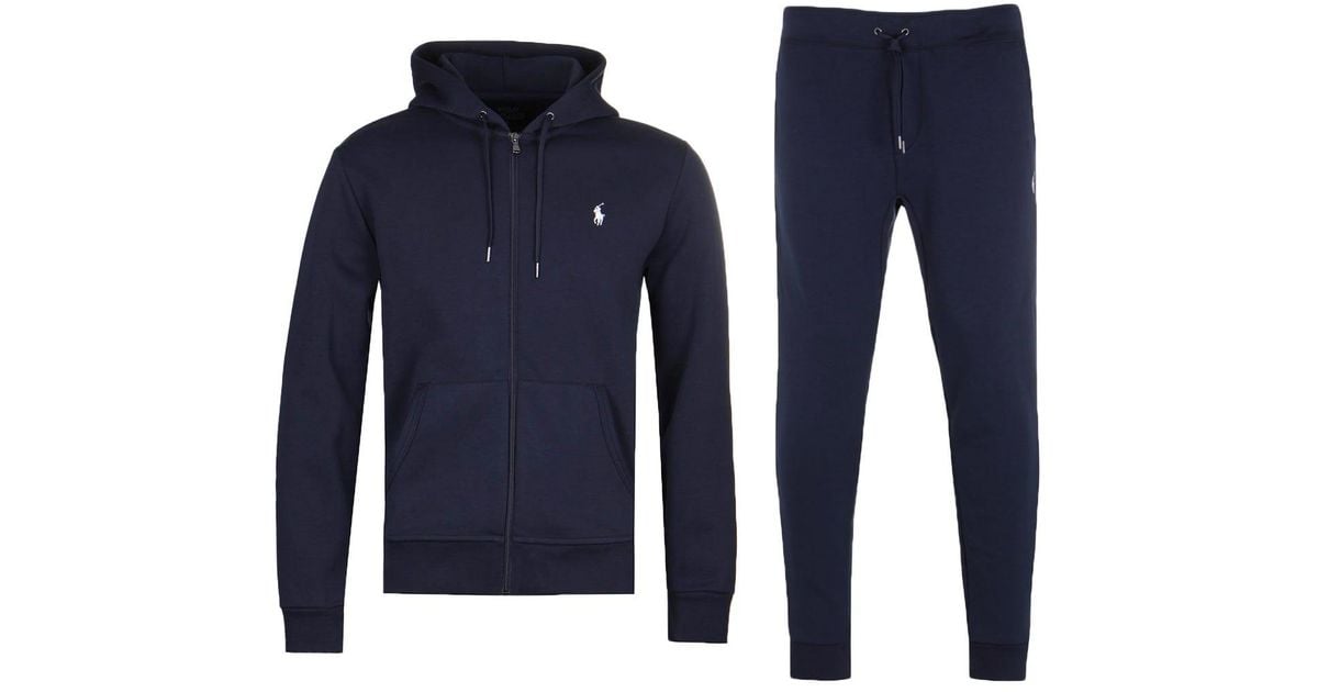 Polo Ralph Lauren Cotton Performance Tracksuit in Navy (Blue) for Men | Lyst