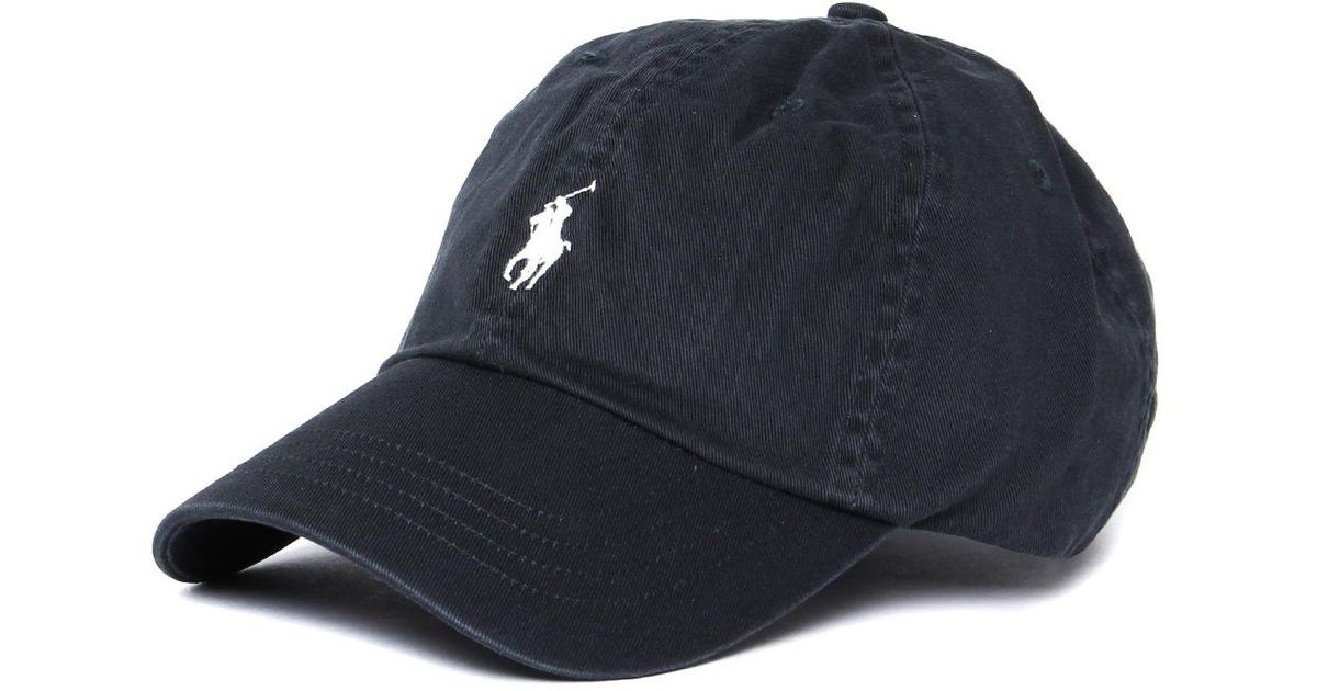 Polo Ralph Lauren Cotton Dark Carbon Grey Classic Sport Cap in Blue for Men  - Lyst