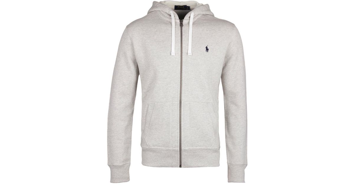 light grey polo hoodie