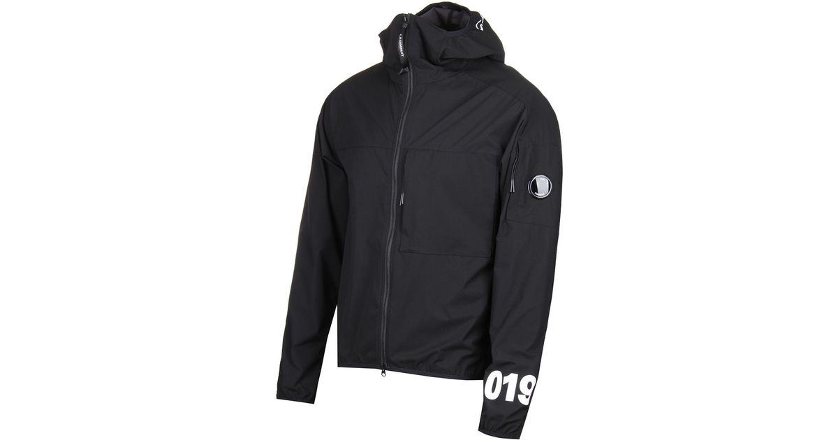 C P Company Synthetic Pro Tek Black Windcheater Jacket For Men Lyst C P Company Synthetic Pro Tek Black Windcheater Jacket For Men Lyst